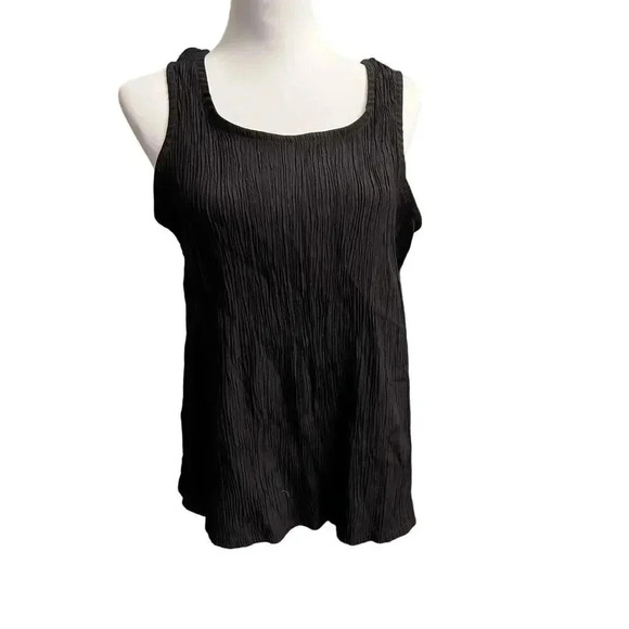 Jaclyn smith classic tank top rayon poly blend xL black - Picture 3 of 5